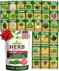 HOME GROWN 30 Herb Seeds for Planting 10,900+ Non-GMO Heirloom Seeds | Extra Large Variety Pack Herb Kit – Indoor Outdoor & Hydroponic | Culinary Seed Set | Grow Your Own Herbs | Gardening Gift