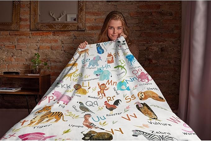 Animal Fruit Flannel Fleece Blanket Throw Couch Microfiber Soft Cozy Lightweight Luxury Bed Blanket 40"x30"for Pet
