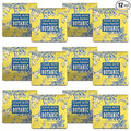 Greenwich Bay Mini Botanical Soap Bars – 12 Pack 1.9 oz Each – Individually Wrapped Guest Soaps for Airbnb, Spa, Travel, Bath – Travel Size Bar Soap Set, Fresh Milk Shea Butter
