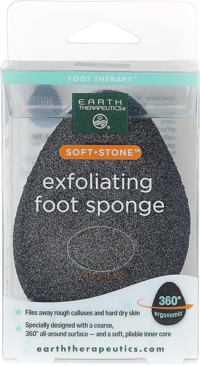 Earth Therapeutics Soft Stone Exfoliating Foot Sponge