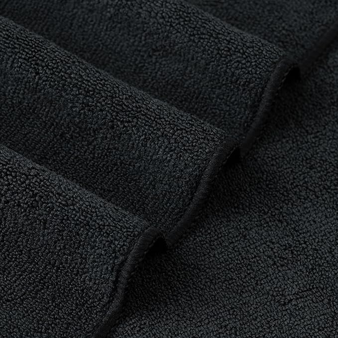POLYTE Professional Quick Dry Lint Free Microfiber Hair Drying Salon Towel, 16 x 29 in, 8 Pack