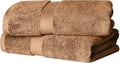 SUPERIOR - 900GSM BATH RT Egyptian Cotton Solid Towel Set, 2PC Bath, Rust, 2 Count