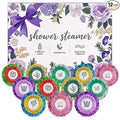 12pcs Aromatherapy Shower Steamers - Relaxation Birthday Christmas Set for Women and Men, Shower Bombs Tablets for Stress Relief and Self Care, Luxury Home Spa