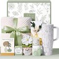 Mothers Day & Birthday Gifts for Women - Get Well Soon Spa Care Package, Luxury Self Care Gift Basket for After Surgery & Cancer Care Inspirational Thinking of You Sympathy Gift Set for Mom Her Friend