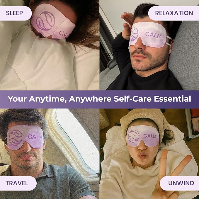 Body Restore Heated Eye Mask for Dry Eyes 5 Pack – Mothers Day Gifts for Mom, Self Heating Warm Compress, Birthday Gifts for Women, Relaxation – Variety
