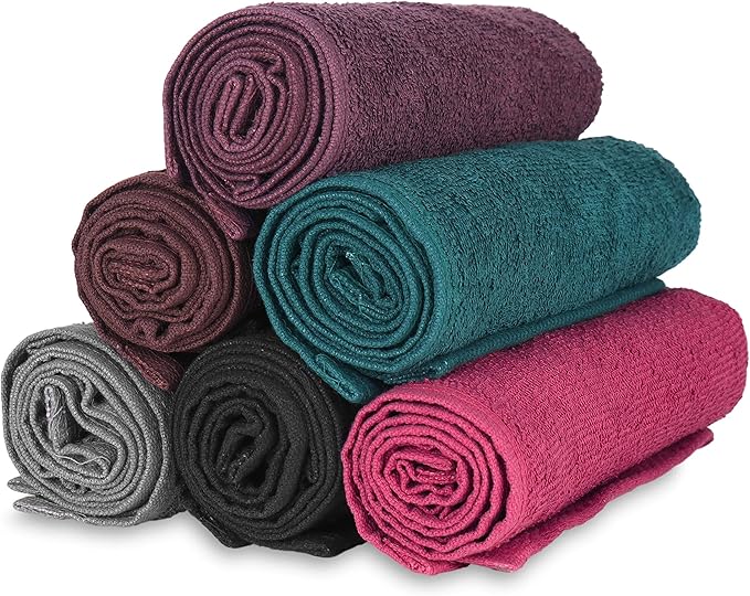 Arkwright Bleach Proof Salon Towels - Pack of 12 - Highly Absorbent, 100% Cotton, Quick Dry Spa Face Towel for Hair Stylist, Barber, Pedicure, and Esthetician, 16 x 28 in, Navy