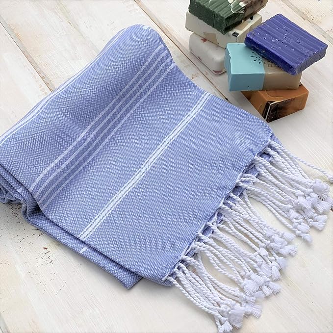 Turkish Beach Towel | 100% Cotton, Prewashed, 38 x 70 Inches | Quick Dry, Sand Free, Lightweight | Large Bath Towel for Beach, Pool, Bathroom, SPA, Gym, Yoga and Beach Blanket (Easter Egg)