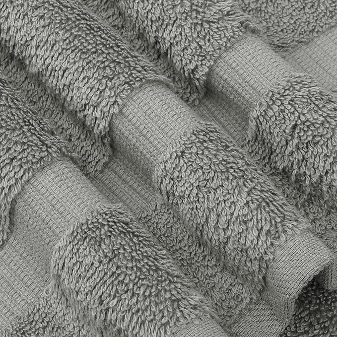 Chakir Turkish Linens Luxury Spa and Hotel Quality Premium Cotton 6-Piece Towel Set (2 x Bath Towels, 2 x Hand Towels, 2 x Washcloths)