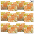 Greenwich Bay Mini Botanical Soap Bars – 12 Pack 1.9 oz Each – Individually Wrapped Guest Soaps for Airbnb, Spa, Travel, Bath – Travel Size Bar Soap Set, Island Ginger Mango