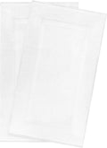 Cotton Paradise 100% Cotton Bath Mats for Bathroom Floor Set of 2 Pack, 20x34 Soft Absorbent Washable Quick Dry Tub Bathmat, White Towel Bath Mat