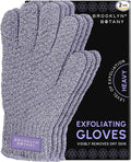 Brooklyn Botany Exfoliating Gloves for Bath and Shower – Heavy Duty Exfoliating Body Scrubber for Massage and Dead Skin Remover for Body – 2 Pairs