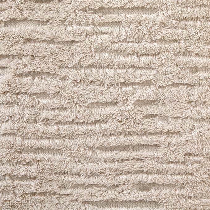 SKL Home CloudSoft Cotton Luxury 4-Piece Washcloth Set, Oatmeal