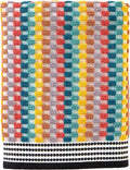 SKL Home Mid-Century Cotton Bath Towel, 450 GSM, Soft & Absorbent Jacquard, Multi