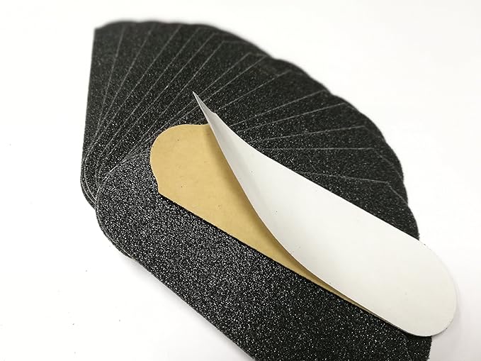 60 GRIT Stainless Steel Pedicure File Refill Pads, 60 Count (60 GRIT Black)