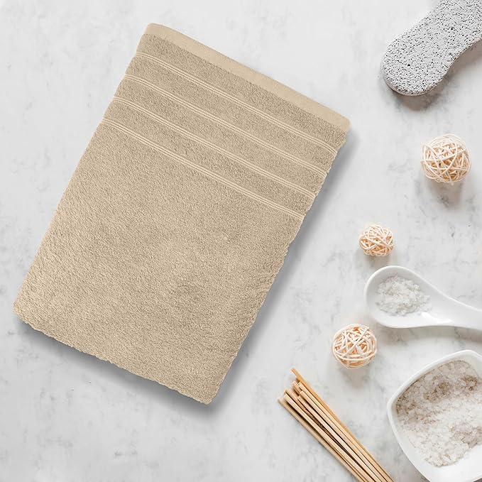 Avalon Towels Bath Towels Set of 4, Size 30 x 60 Inches, Highly Soft and Absorbent, Quick Drying, Lightweight, Perfect for Daily Use