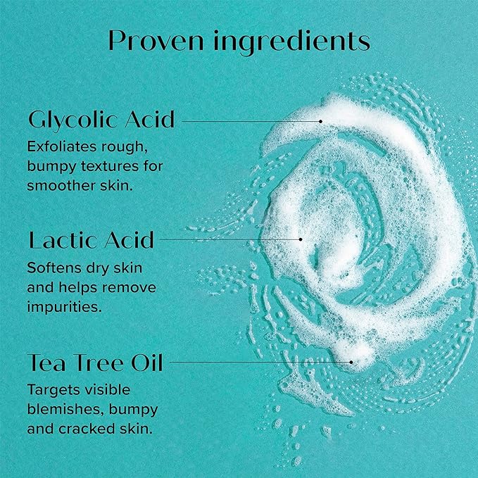 Medix 5.5 Exfoliating AHA Glycolic Acid Face & Body Wash Cleanser + Vitamin C Moisturizing Body Cream Lotion Skin Care 2PC Set | Alpha Hydroxy Acid & Lactic Acid Foaming Face Wash, 2-PC
