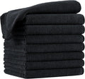 POLYTE Professional Quick Dry Lint Free Microfiber Hair Drying Salon Towel, 16 x 29 in, 8 Pack