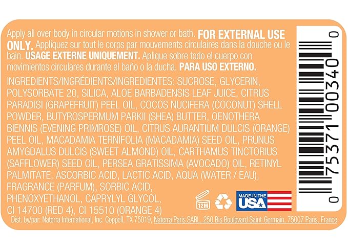Tree Hut Vitamin C Sugar Scrub | 18 oz | Ultra Hydrating | Nourishing | Pack of 2