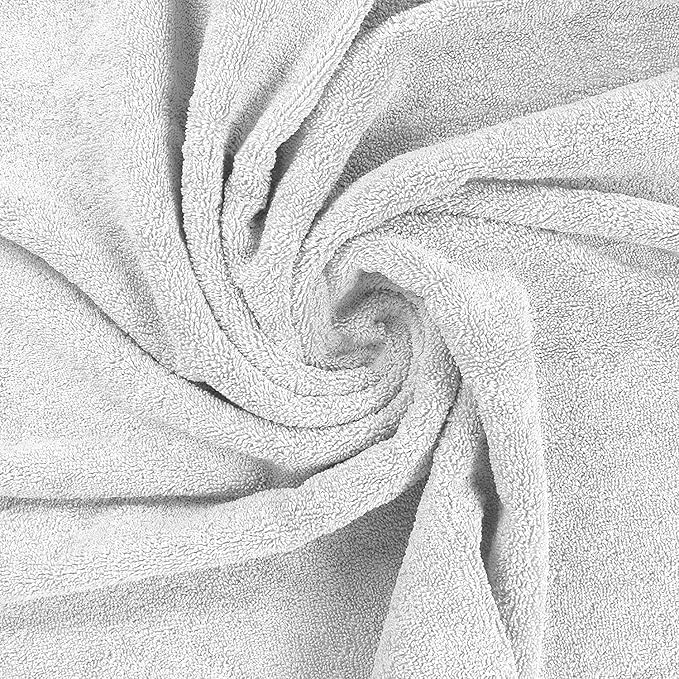 MyPillow My Towel 6 Piece Set - Premium Cotton Soft Absorbent Towels, 2 Bath Towels, 2 Hand Towels, 2 Wash Cloths [6 Piece Set, White]