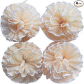 Super Exfoliating Home Spa Weave Loofah Shower Sponge Pouf Mesh Brush - Bath Spa Puff Scrubber Ball - Face Body Poof - Rich Foams Bubble（4.7" Each） Pack of 4
