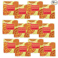 Greenwich Bay Mini Botanical Soap Bars – 12 Pack 1.9 oz Each – Individually Wrapped Guest Soaps for Airbnb, Spa, Travel, Bath – Travel Size Bar Soap Set, Pomegranate