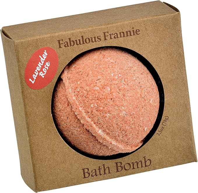 Fabulous Frannie Lavender Rose Natural, Handmade Bath Bomb Set, Rich in Essential Oil, Mineral Salt, Coconut Oil, Witch Hazel, Fizzies to Moisturize Skin 2.5oz (Pack of 1)