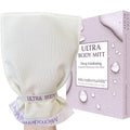 MicrodermaMitt ULTRA Exfoliating Mitt for Body - Premium Deep Exfoliating Body Scrubber Kese Glove – Keratosis Pilaris, Strawberry Skin Treatment, Reduce Ingrown Hair, Turkish Body Scrubber Exfoliator