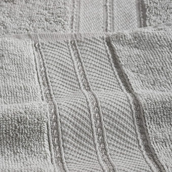Modern Threads 4-Pack SpunLoft Bath Sheet Grey 35x66