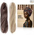 African Net Sponge Authentic - Back Scrub Exfoliating Net Sponge with Knots - 2 Pieces African Bath Sponges for Body Scrubber Exfoliator - Back Washer for Shower Accessories