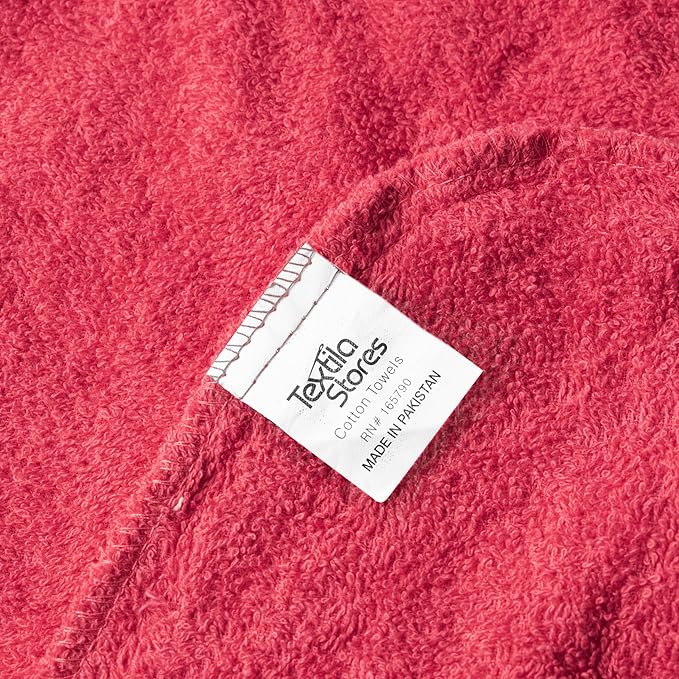 Textila 100% Cotton Hair Wrap Towels for Women (Pack of 3, Rasberry, Pink & Green) – Soft & Absorbent Turban Towels for Long, Curly, Frizz-Prone Hair