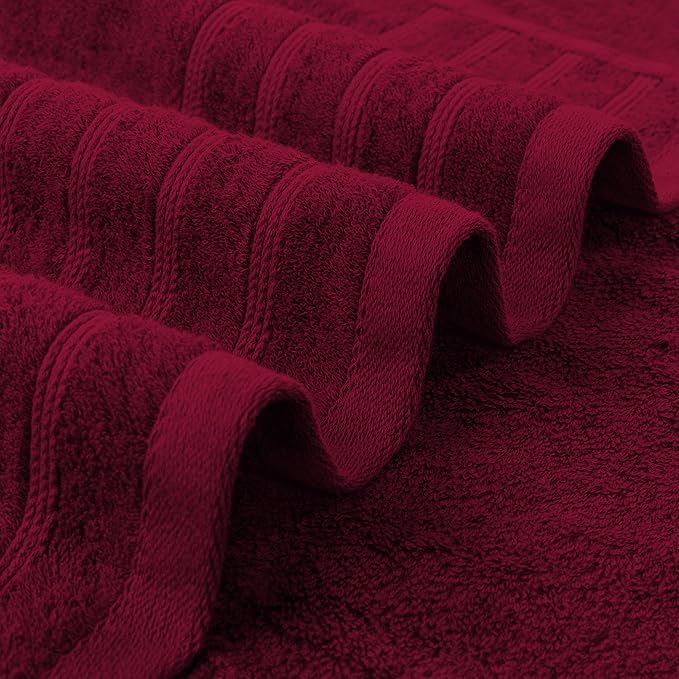 Avalon Towels Bath Towels Set of 4, Size 30 x 60 Inches, Highly Soft and Absorbent, Quick Drying, Lightweight, Perfect for Daily Use