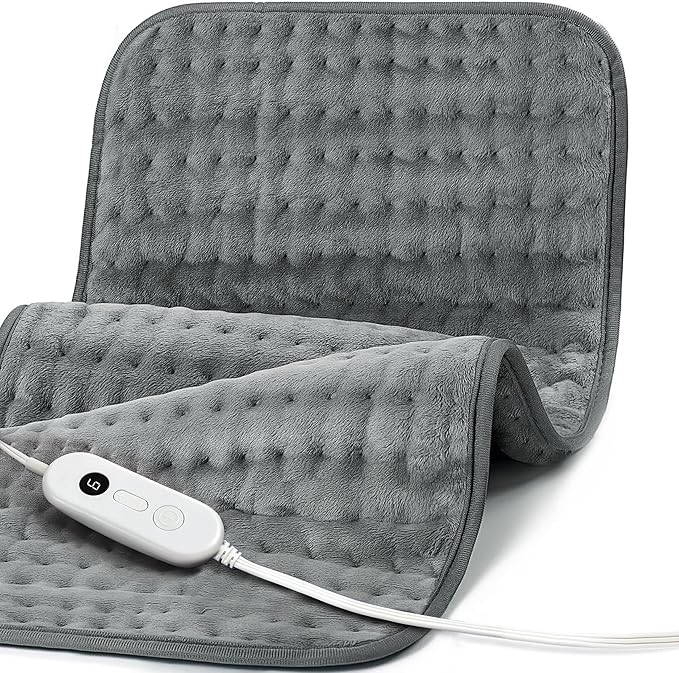 Heating Pad for Back Pain Relief, 33" x 17" XXL Heating Pad for Period Cramps, Women & Mom, Large Electric Heating Pad with Moist & Dry Heat Therapy, 6 Settings, Auto-Off, Washable, Mothers Day Gifts