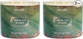 Bath & Body Works White Tea & Sage 3-Wick Candle - Scented Candle for At-Home Use - Long-Lasting, Room-Filling Fragrance - High Fragrance Oil Concentration - Soy Wax Blend - 2-Pack