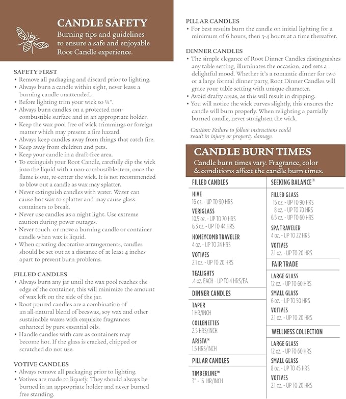 Root Candles Scented Candles in Travel Tin 24-Hour Honeycomb Traveler Handcrafted Beeswax Blend Candle, 4-Ounce, Coastal Sunrise