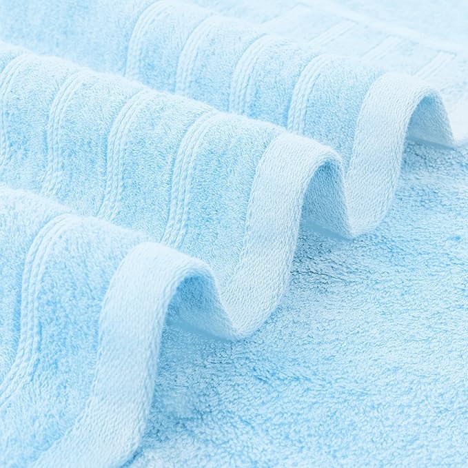 Avalon Towels Bath Towels Set of 4, Size 30 x 60 Inches, Highly Soft and Absorbent, Quick Drying, Lightweight, Perfect for Daily Use