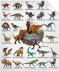 Dinosaur Blanket Flannel Fleece Blanket Throw Couch Microfiber Soft Cozy Lightweight Luxury Bed Blanket 120"x90"for Family