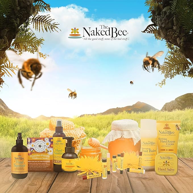 The Naked Bee Nourishing Body Lotion for All Skin Types (2.25 oz) Moisture Replenishing Lotion for Dry Skin with Jasmine & Honey