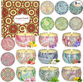9 Pack 22.5oz in Total Scented Candles Gifts for Women,140-160 Hours Home Scented Candles,Aromatherapy Candle Gifts Set, Soy Wax Candles for Christmas Day, Birthday, Mothers Day, Valentine's Day