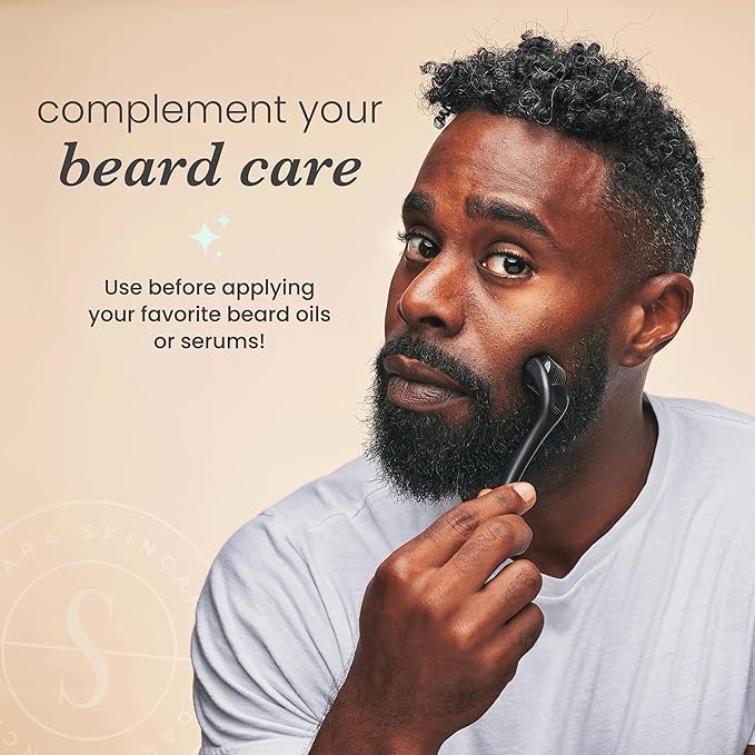Sdara Skincare Derma Roller Microneedling Roller for Face, Beard, Hair - Includes Free Storage Case, for Men and Women
