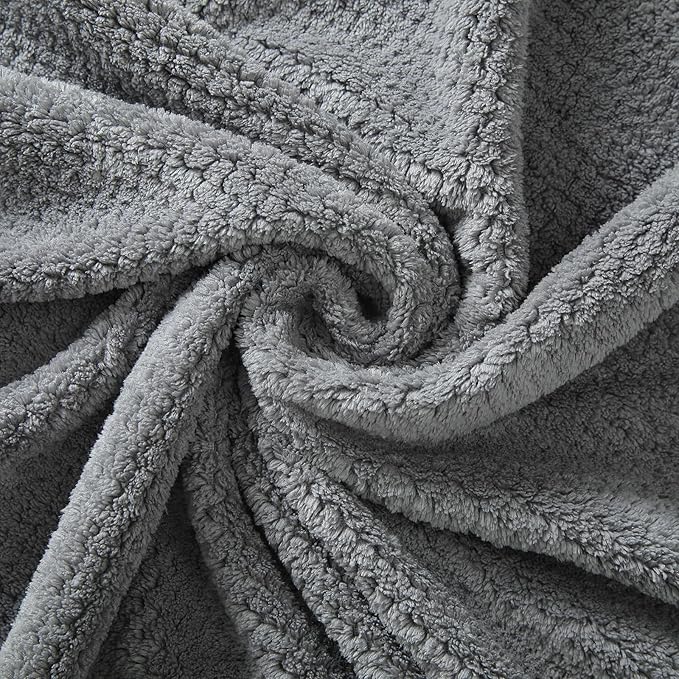 2 Pack 40"x 80" Extra Large Bath Towel Sheet Set, Oversized Bath Sheet Towels for Adults Soft Highly Absorbent Quick Dry Towels Set for Bathroom Hotel Spa Gray