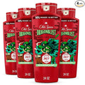 Old Spice Cleansing Body Wash for Men, 3X Defense, 24/7 Shower Fresh with Lasting Scent, 2-in-1 Body & Face Wash, Dragonblast Scent, 24 oz (Pack of 4)