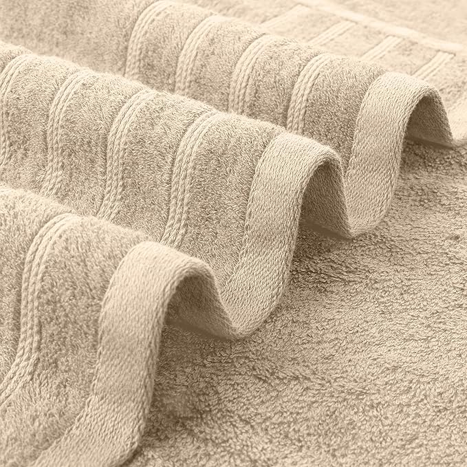 Avalon Towels Bath Towels Set of 4, Size 30 x 60 Inches, Highly Soft and Absorbent, Quick Drying, Lightweight, Perfect for Daily Use