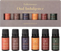 Folkulture Essential Oils Set for Diffuser | Set of 6 Luxury Floral & Oud Fragrance Oils | Orchid Oud, Rose Oud & Warm Sensual Blends, Eid Gifts & Home Fragrance Gift Set