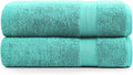 LANE LINEN 100% Pure Cotton Bath Sheets 2 Pack (35"x66") - Extra Large Bathroom Towels - Quick Dry, Smooth, Durable & Highly Absorbent Oversized Towel Sets - Holds Well After Multiple Washes - Teal
