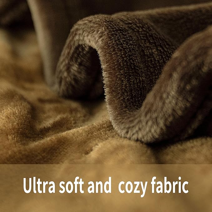 JET'S HOME Heated Blanket Full 72"x84" - ETL&FCC Certified Flannel Electric Blanket Machine Washable Heating Blanket with 4 Heating Levels 10 Hours Auto-Off Overheating Protection (Pinecone)