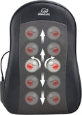 Snailax Cordless Shiatsu Back Massager with Heat Portable Kneading Massage Cushion Massage Chair Pad for Home Office use