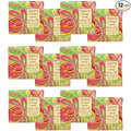 Greenwich Bay Mini Botanical Soap Bars – 12 Pack 1.9 oz Each – Individually Wrapped Guest Soaps for Airbnb, Spa, Travel, Bath – Travel Size Bar Soap Set, Passion Flower & Olive Oil