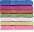 CrystalTowels 7-Pack Bath Towels - Extra-Absorbent - 100% Cotton - 27" x 52"