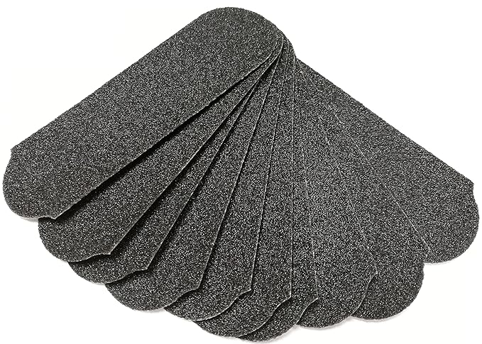 100 GRIT Stainless Steel Pedicure File Refill Pads, 60 Count (100 GRIT Black)
