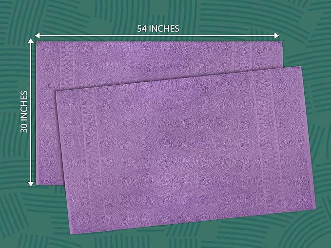 ZUPERIA 7-Pack Bath Towels - 30" x 54" - Ultra Soft 100% Cotton Large Bath Towels- Highly Absorbent for Bathroom, Pool, Gym, Spa, and Hotel Use (Colors Variety)